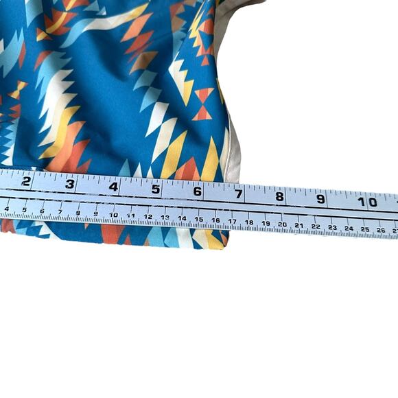 Birdwell x Pendleton Wright Hybrid Board Shorts Men’s 2XL XXL Beige Blue Aztec - Picture 9 of 9